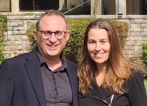 Max Dunbar, BFBIU Executive Director, & Sharon Goldman, Vice President, Bar-Ilan University