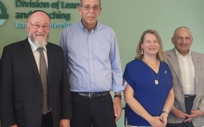 Chief Rabbi Visits Bar-Ilan
